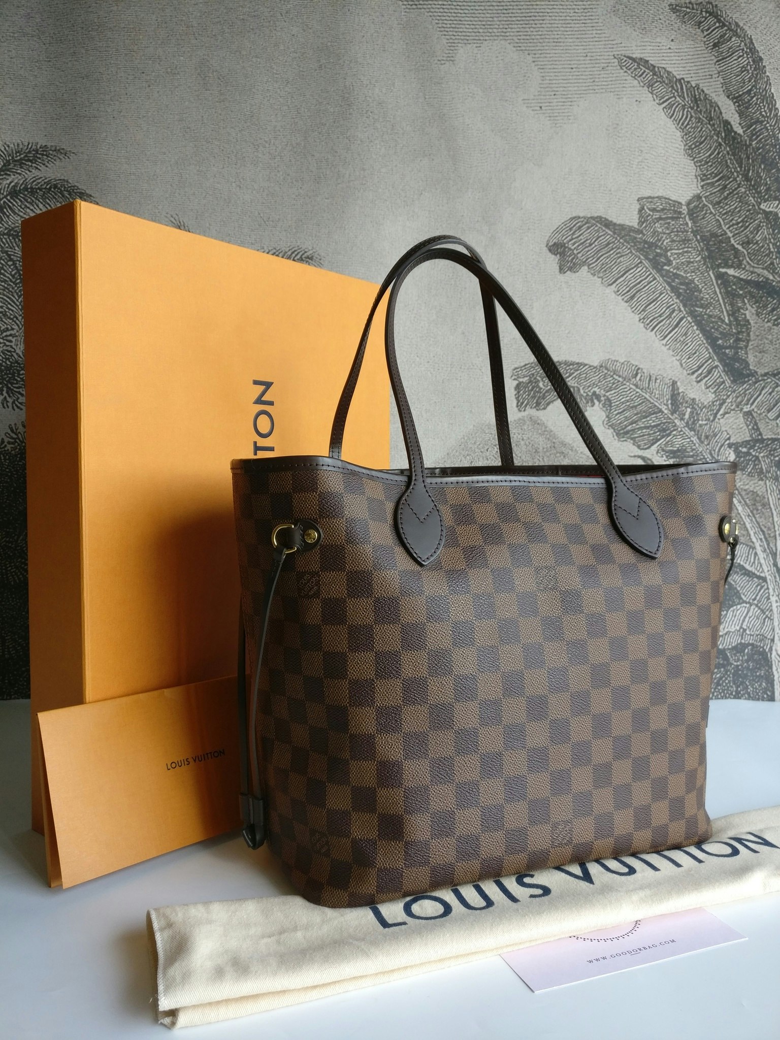 Louis Vuitton Neverfull MM damier ebene