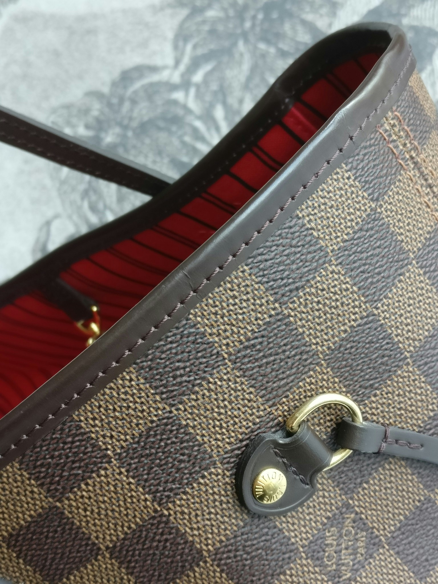 Louis Vuitton Neverfull MM damier ebene