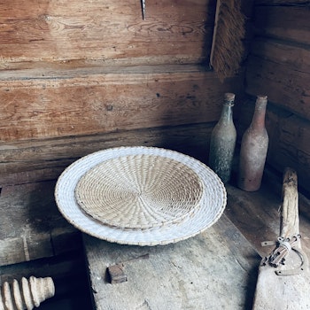 Skagern, Väggdekor/Fat, Natursvart 30cm