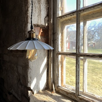 Tak/fönsterlampa Skogsstjärna Vit 25cm