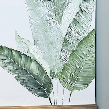 Canvasposter Gröna blad  50X70cm