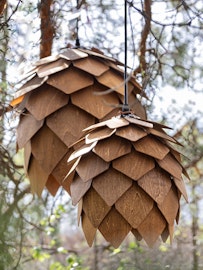Taklampa Skogsgläntan Valnöt, 40-70cm