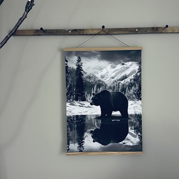Canvasposter Björn 50X70cm