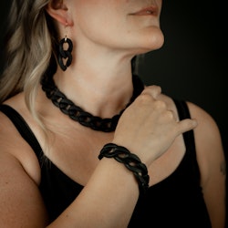 Armband, Chains of Colour - Midnight Black