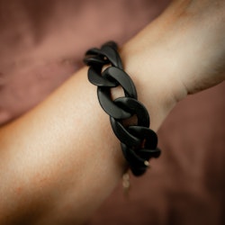 Armband, Chains of Colour - Midnight Black