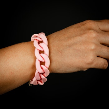 Armband, Chains of Colour - Lovely Pink