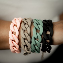 Armband, Chains of Colour - Light khaki