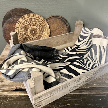 Sjal, Zebra