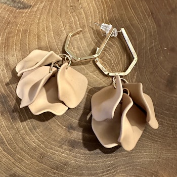 Örhängen Midnight Drops - Beige