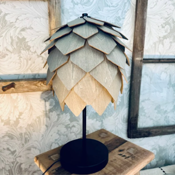 Bordslampa Skogsgläntan Grå