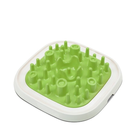 Pet Enigma slowfeed matskål - Grön L