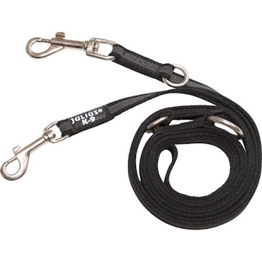 Julius-K9 Super Grip Koppel 2,2 m - Black