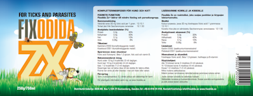 Fixodida Zx fästingmedel Pulver 60 g