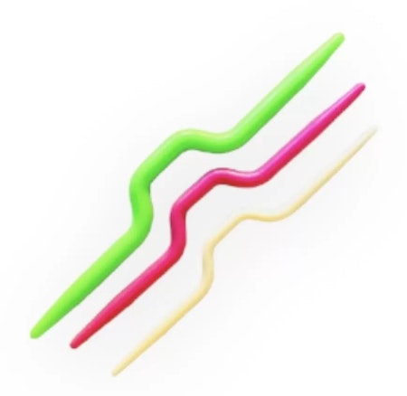 flätstickor  3 pack