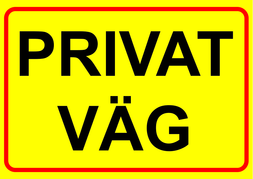 Privat väg