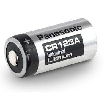 10 st Panasonic CR123A Industrial (BULK) Foto litiumbatteri