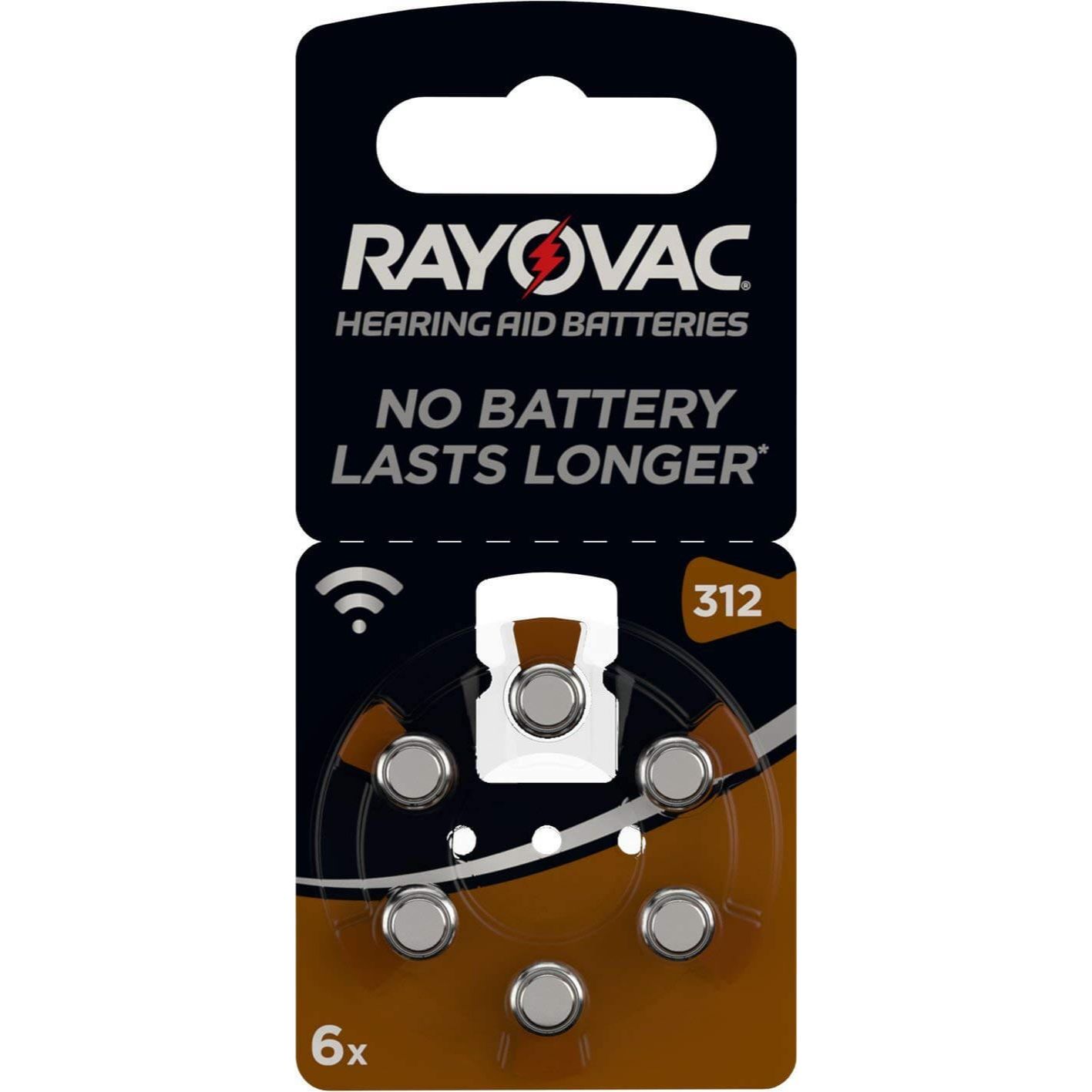 Hörapparatsbatteri Rayovac Acoustic 312