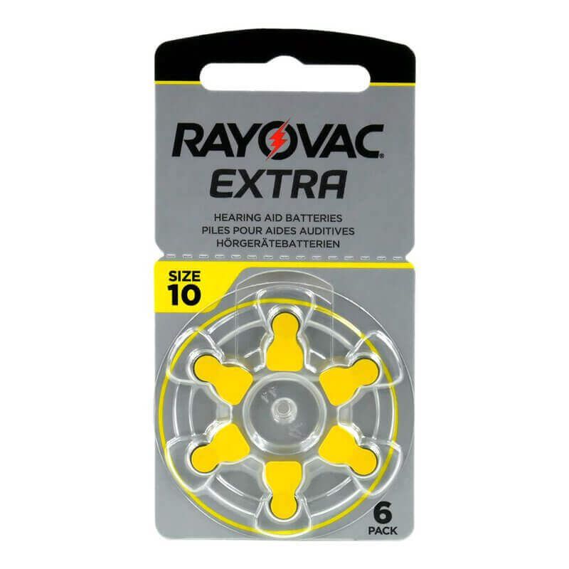 Hörapparatsbatterier Rayovac EXTRA Advanced 10
