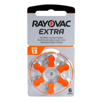Hörapparatsbatterier Rayovac EXTRA 13