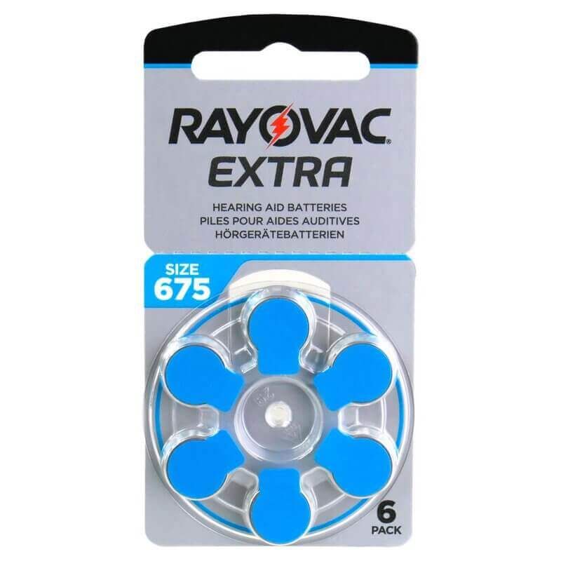 Hörapparatsbatterier Rayovac EXTRA 675