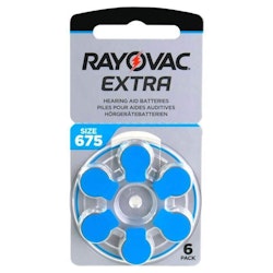 Hörapparatsbatterier Rayovac EXTRA 675