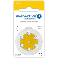 Hörapparatsbatterier EverActive ULTRASONIC 10