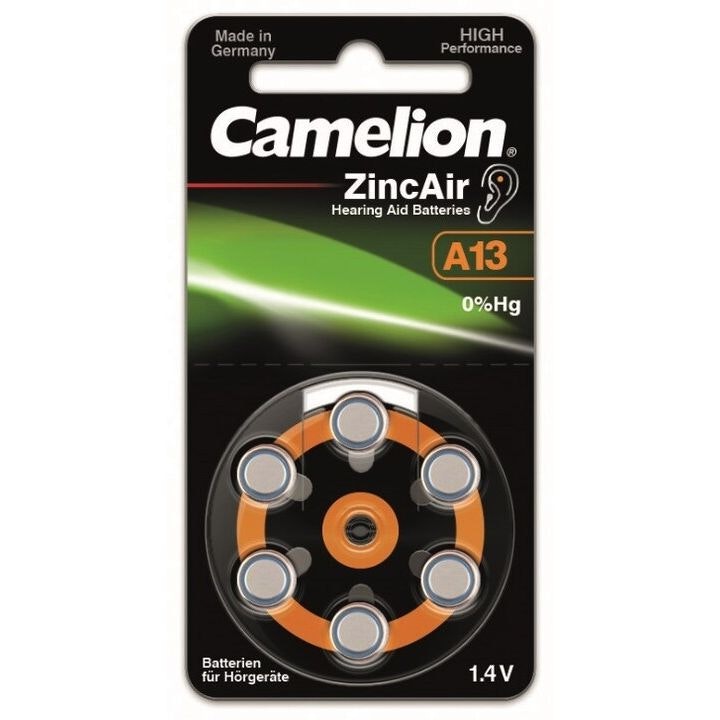 Hörapparatsbatterier Camelion 13