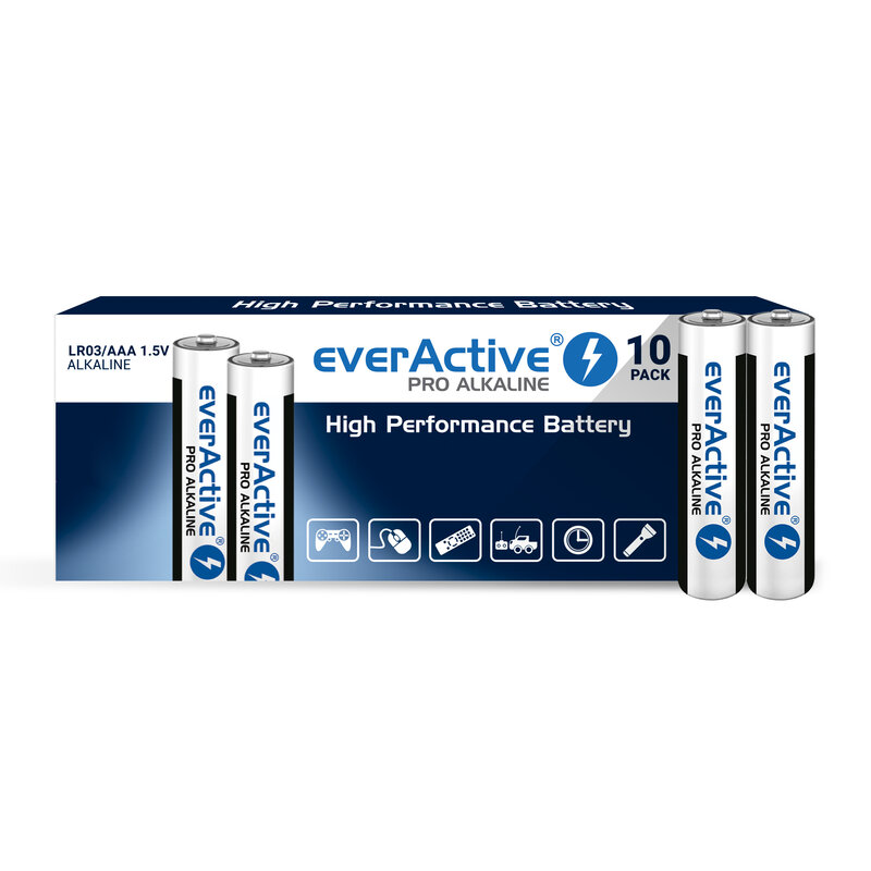 AAA /LR03 batterier everActive Pro, 10 st - Horsel24.se