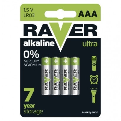 AAA batterier RAVE 4 st