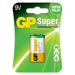 9V batteri /6LR61 GP Super