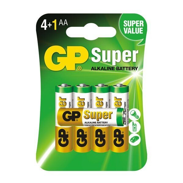 AA batterier 5 x GP Super