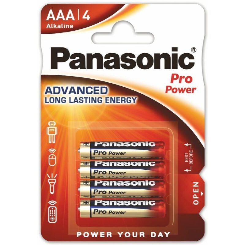 AAA batterier Panasonic Alkaline PRO Power x 4