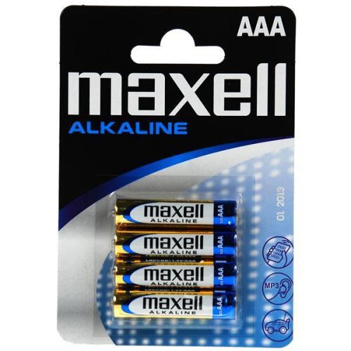 AAA batterier Maxell Alkaline (4-pack)