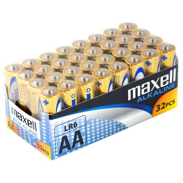AA batterier 32 x Maxell