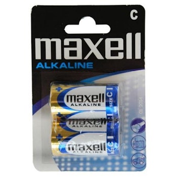 C-batterier (LR14) Maxell Alkaline