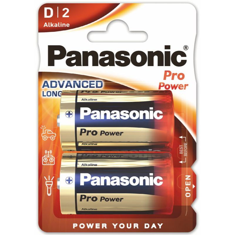 Panasonic Alkaline PRO Power D/LR20 2-pack