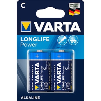 C-batterier (LR14) Varta Longlife Power