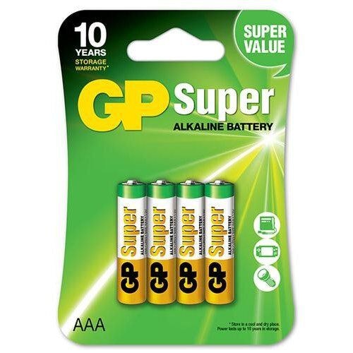 AAA batterier 4 x GP Super