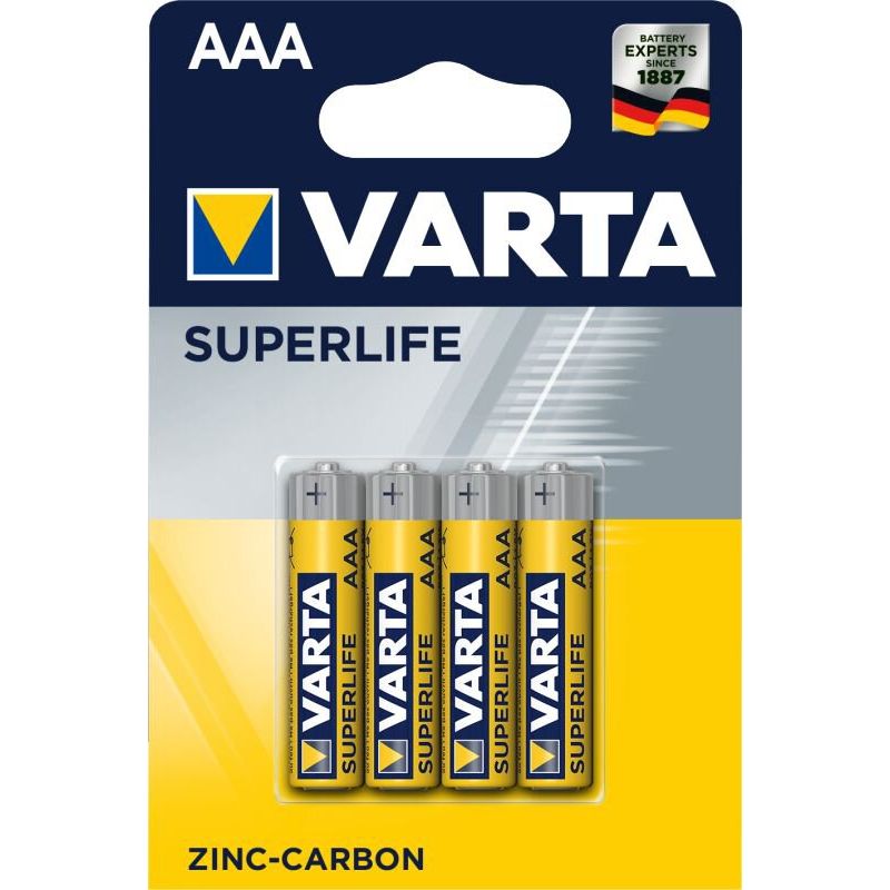 AAA batterier Varta Superlife  (4-pack)