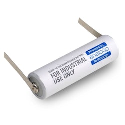 Uppladdningsbart batteri  Panasonic Eneloop Industrial R6 / AA 1900mAh med lödfanor, typ: U