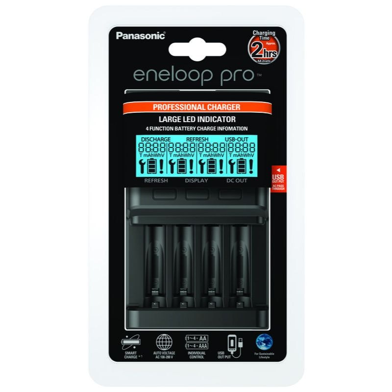 Batteriladdare Panasonic Eneloop BQ-CC65