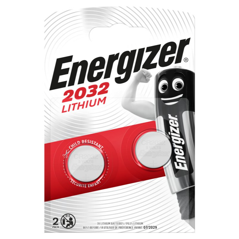 Energizer CR2032, 2 pack