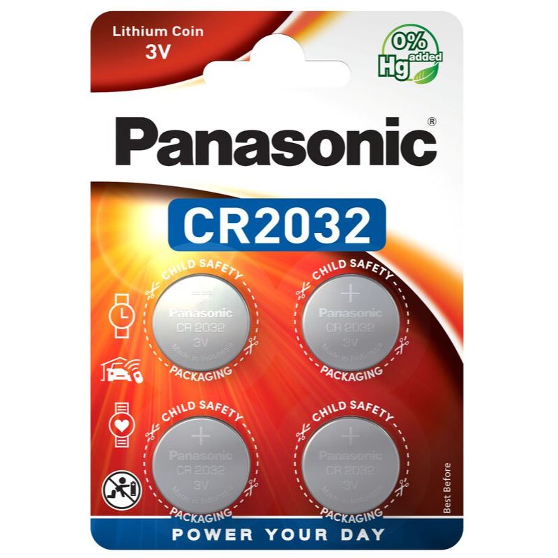 4 x Panasonic CR2032
