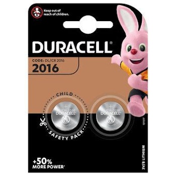 CR2016 Duracell, 2 st