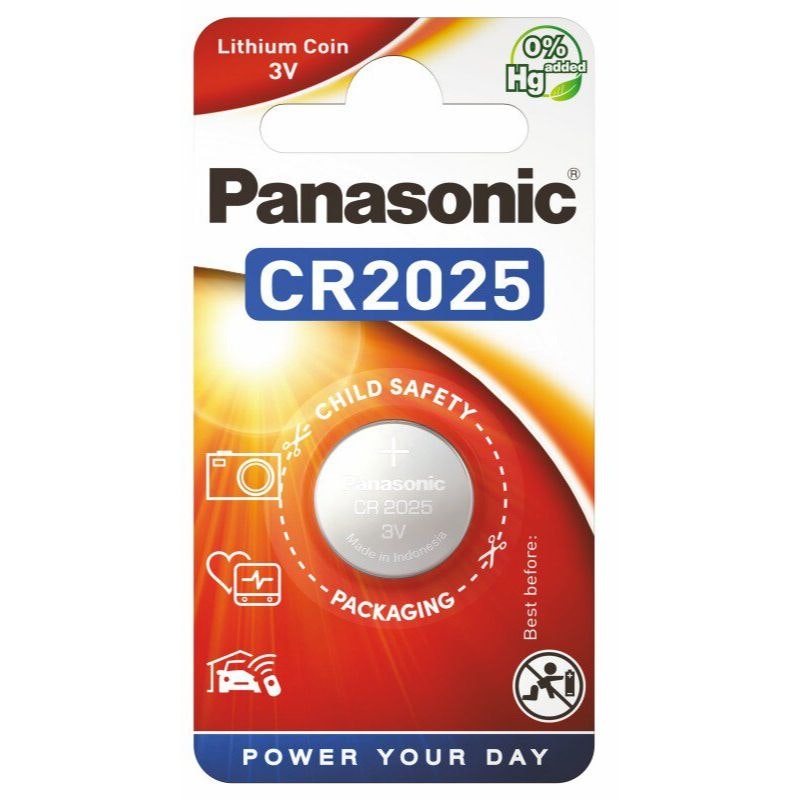 1 x Panasonic CR2025