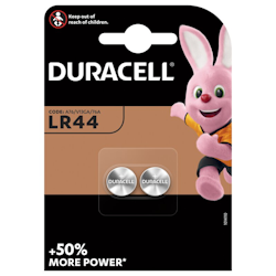 LR44 batteri Duracell G13 /189 /L1154, 2-pack