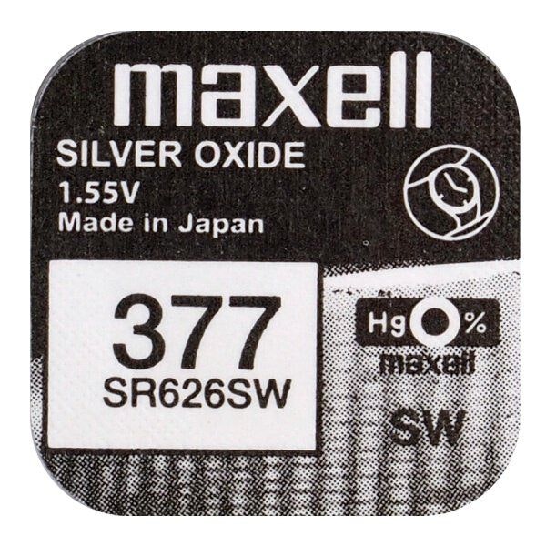 Klockbatteri Maxell 377/ 376 / SR 626 SW / G4