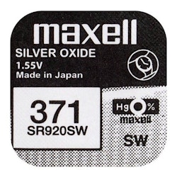 Klockbatteri Maxell 371/370 / SR 920 SW / G6