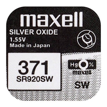 Klockbatteri Maxell 371/370 / SR 920 SW / G6