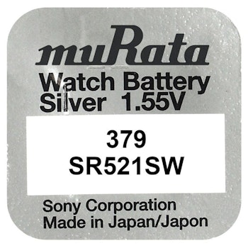Klockbatteri Murata 379 / SR 521 SW